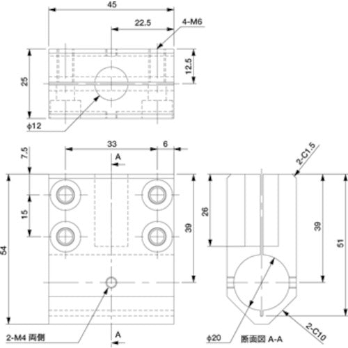 Einz Tee Connector #2 φ20 φ12 N01861-404 1 pc