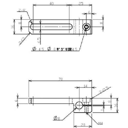 Ainz Slide 40BKT・T・W・φ8 XL0005-102 1 piece