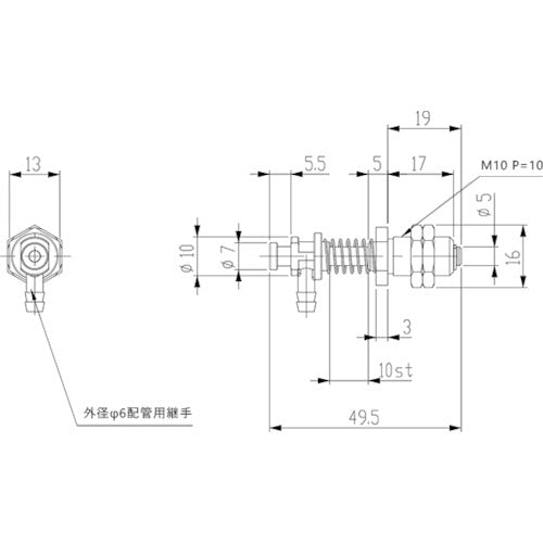 아인츠 흡착 수지구·미니용 VFILP-SS-10 1개