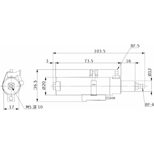 Einz Adsorption Composite Cylinder (with Sensor) VMCP-20-C 1 pc