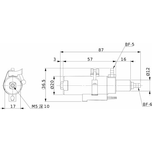Einz Adsorption Composite Cylinder (with Sensor) VMCP-10-C 1 pc