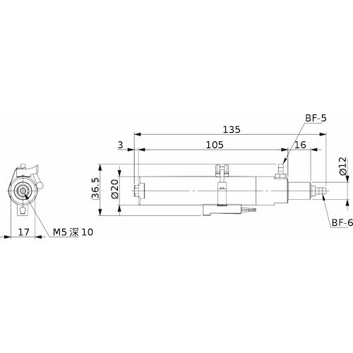 Einz Adsorption Composite Cylinder (with Sensor) VMCP-30-C 1 pc