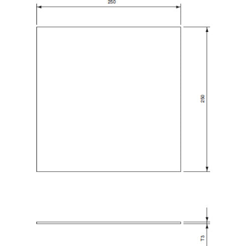 Einz Silicone Sponge 3T-250-250 1 piece