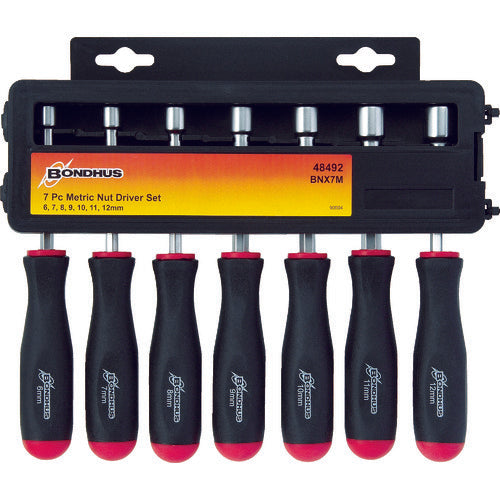 BONDHUS ナットドライバー セット7本組(6−12mm) BNX7M 1 S