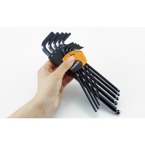 TRUSCO ボールポイント六角棒レンチ 標準タイプ 3.0mm TTBR-30 1 本
