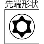 TRUSCO ヘックスローブレンチ T27H THR-27H 1 本