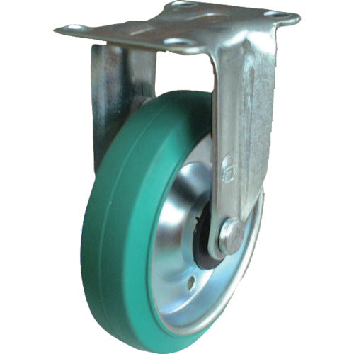 TRUSCCO 에코 운반차 5륜차 타입용 고정 캐스터 φ100 고무차 SD5-100K 1개