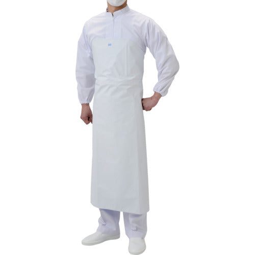 Koshin Rubber Quick Apron White Free Size G0435AAF 1 Piece