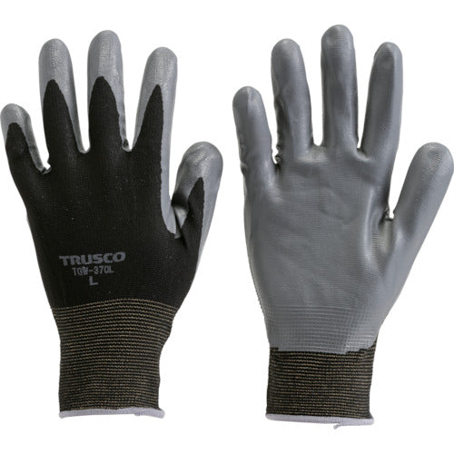 TRUSCO Assembly and Inspection Nitrile Gloves, Size S, TGW-370S, 1 pair