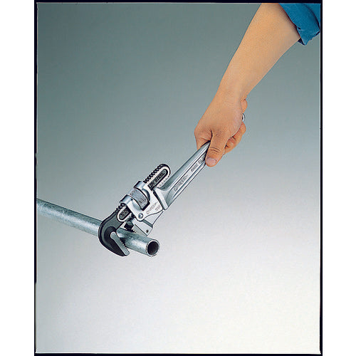 スーパー アルミパイプレンチ(トライモタイプ) 本体全長:450MM DTA450E 1 丁