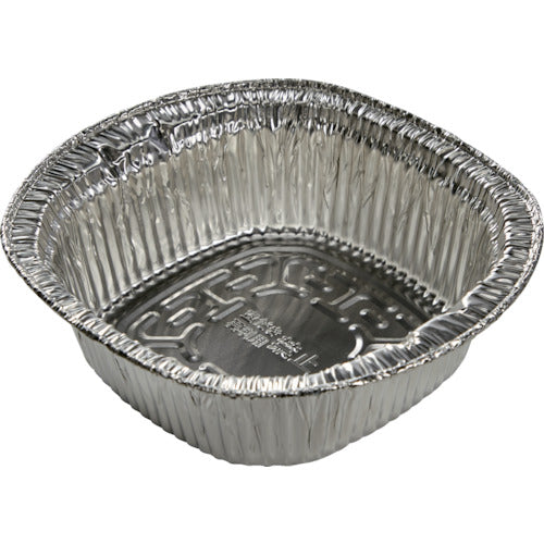 TRUSCO IH対応鍋 角型 20枚入 外径190×174mm 内径158×153mm 底径125mm 深さ57mm IH1989B2 1 袋