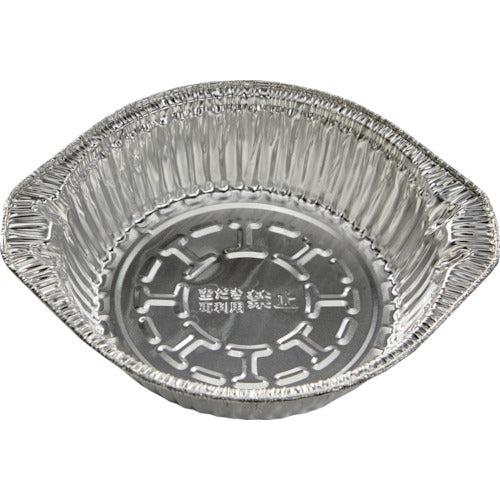 TRUSCO IH compatible pot, pan type, 20 pieces, outer diameter 203 x 177 mm, inner diameter 161 mm, bottom diameter 130 mm, depth 46 mm, IH2074B2, 1 bag