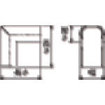 미래 1호 몰 부속품(출주미) 허벅지 흰색 MLD-1W 1개