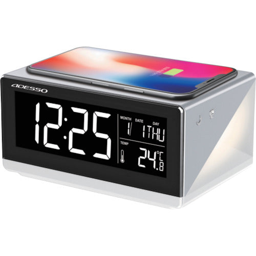 ADESSO Wire Charging Clock QA-02SG 1 piece