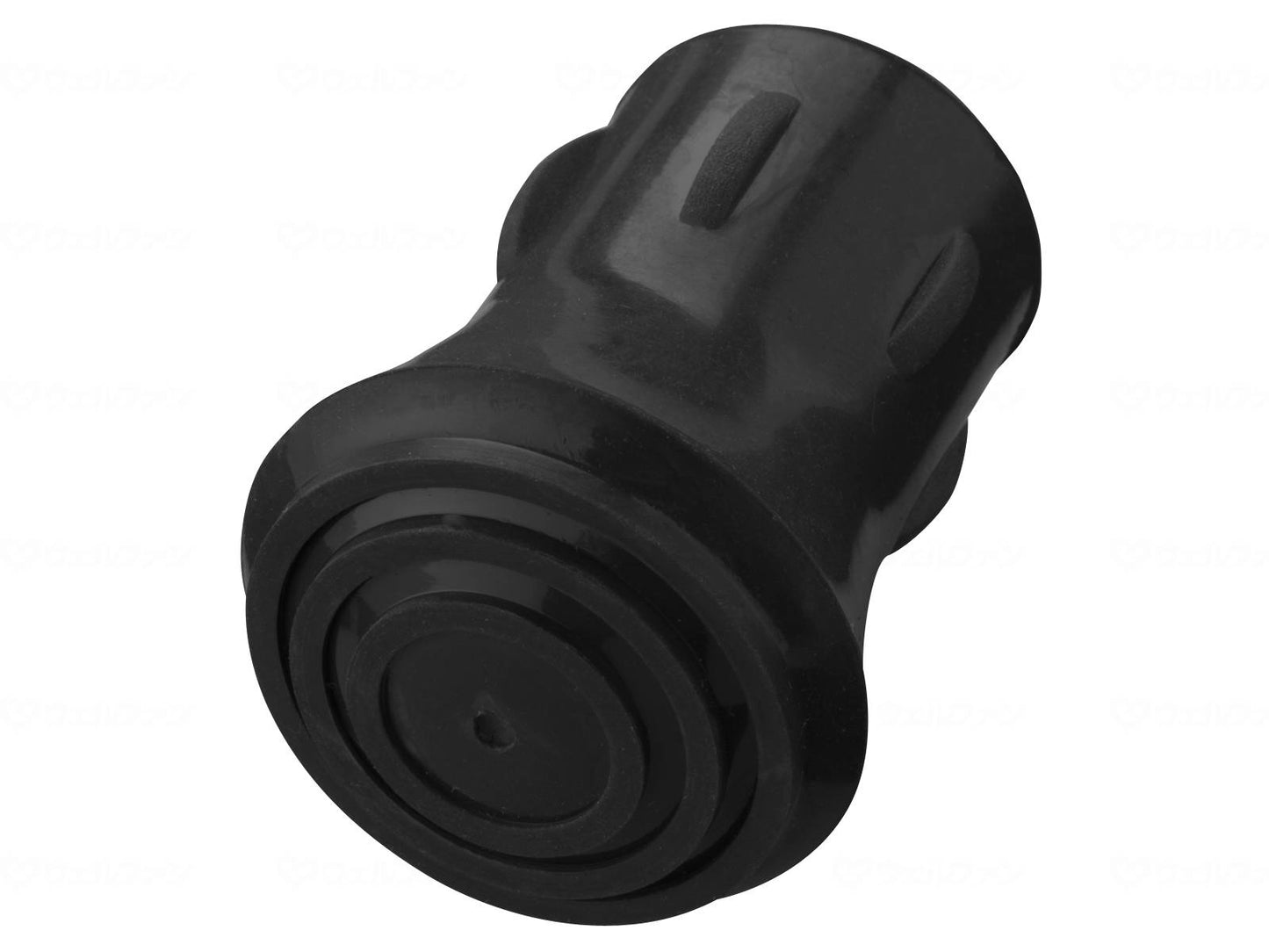 K-Hospia Cane Tip Rubber for Character Series Black 16φ