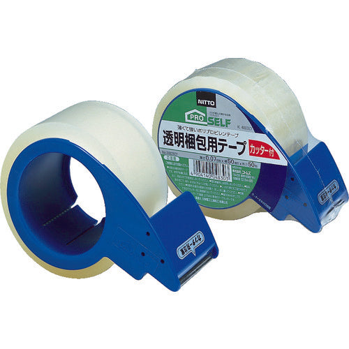 Nitto Transparent Packaging T-Cutter Included J6050 1 Roll