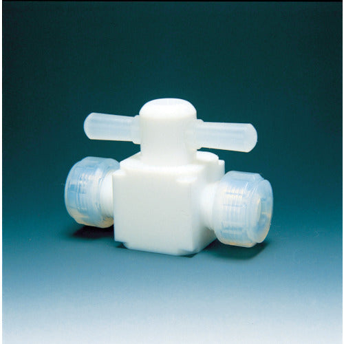 Fluorochemical Fluororesin (PTFE) Two-way Valve Press-in Type 8φ NR0003-002 1 pc