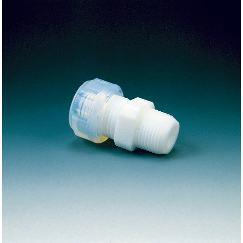 프론 케미컬 불소 수지 하프 수 조인트 I형 중간지 6φ×R1/4 NR0062-001 1개