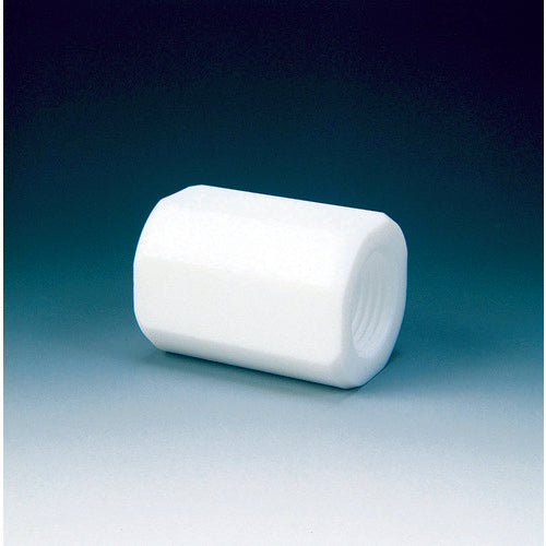 프론 케미컬 불소 수지(PTFE) 커플링 RC1/4×RC1/4 NR0090-001 1개