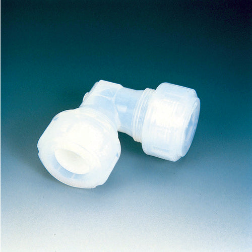 フロンケミカル PFAユニオン・エルボー(Fロックシール)LFU−6適用外径6φ NR1046-001 1 個