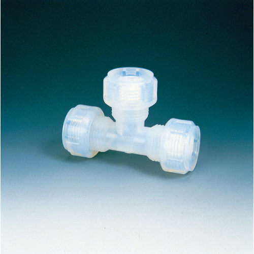 Fluorochemical PFA Union Tee (F Lock Seal) TFU-6 Applicable Outer Diameter 6φ NR1050-001 1 pc