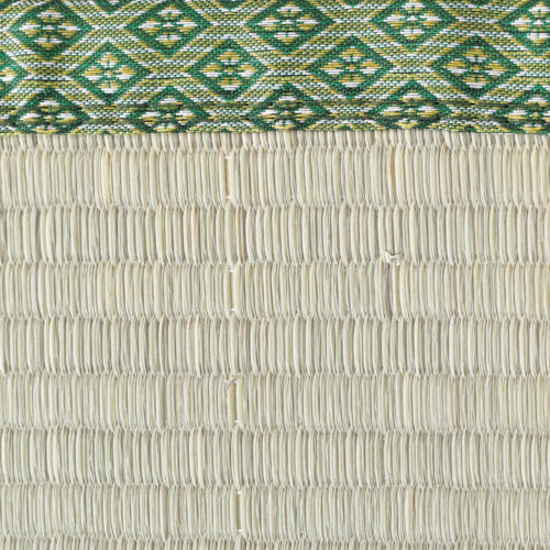 Oshimaya Urethane-coated rush mat Juraku Edo-style 1 tatami mat 87 x 174 cm 27590 1 piece