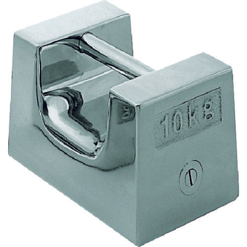 ViBRA F2RS-10K: Pillow-shaped weight, non-magnetic stainless steel, 10 kg, F2 class, F2RS-10K, 1 piece