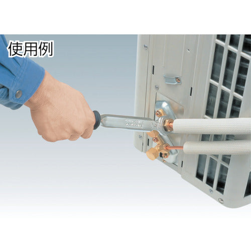 Super Super Torque Wrench (with calibration certificate) Spanner width: 22 Flare nut size: 3/8 inch Set torque value: 38 Nm STW22H 1 pc