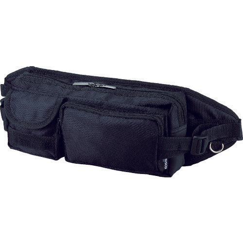 TRUSCO Waist Pouch Wide Black TC-WPW-BK 1 pc