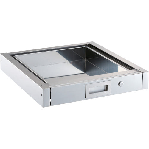 TRUSCO Stainless Steel Cart Clean Rabbit 1 Drawer 500 x 500 CRB-55V 1 pc