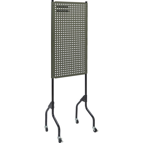 TRUSCO ライトパンチングパネル パネリーナ キャスター付 OD色 TUR-1C MOD 1 台