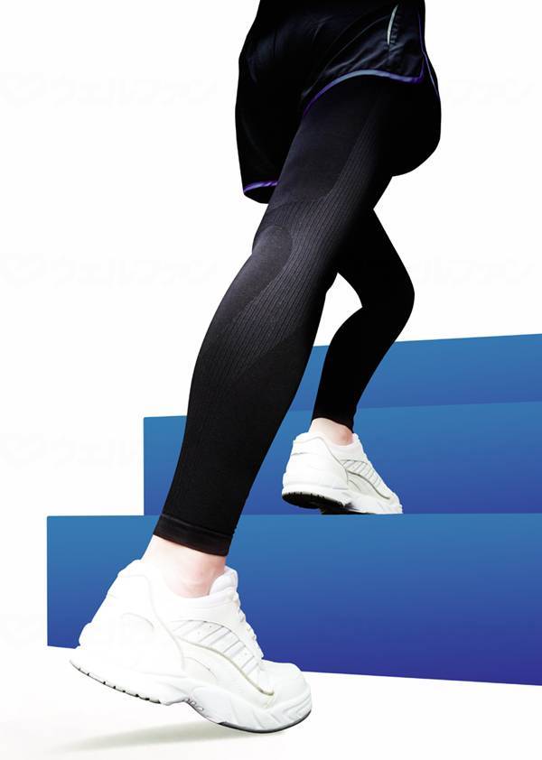 セルヴァン医学博士のテーピングスパッツ ブラック L-LL