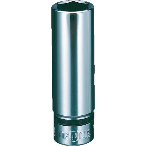 nepros 9.5sq. 딥 소켓(육각) 대변 치수 8mm 삽입 각 9.5mm 전체 길이 55mm NB3L-08 1개