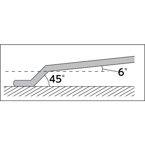 nepros 45°X6°めがねレンチ10×12mm NM5-1012 1 丁