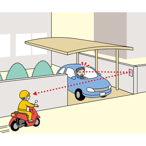 Komy FFミラー車出口<ビス止めタイプ> 150×210 F15B 1 個