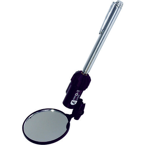 シンワ 点検鏡D−1 丸型 直径60mmライト付 74155 1 本