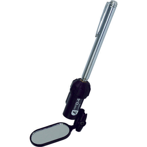 Shinwa Inspection Mirror D-4 Oval 25 x 50 mm with Light 74158 1 piece