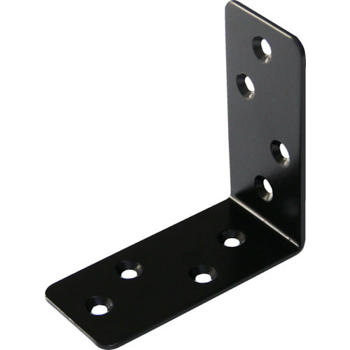 TRUSCO 2x4 서포트 흑분체 도장 L자 쇠장식 24S-377BK 1개