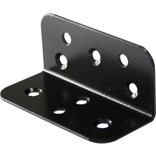 TRUSCO 2x4 Support Black Powder Coating L-shaped Bracket 24S-833BK 1 pc