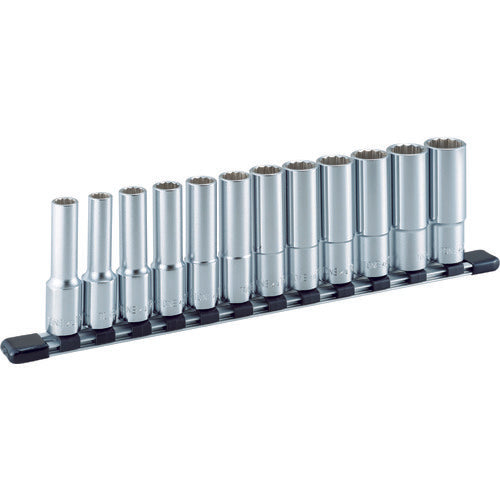 TONE ディープソケットセット(12角・ホルダー付) 12pcs 差込角12.7mm HDL412 1 S