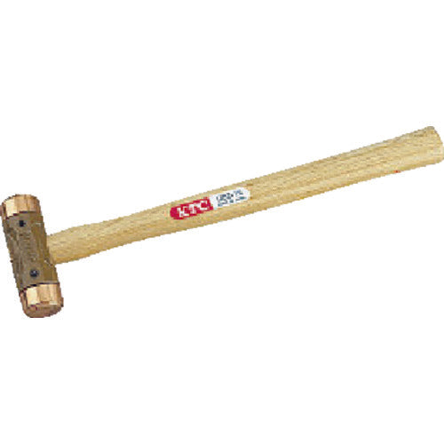 KTC 구리 해머 1파운드 두경 30mm 머리길이 88mm 전체 길이 330mm UD2-10 1개