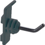 TRUSCO 파넬리나용 수지 후크 세로형 쇼트 블랙 TUR-FJTS-BK 1개