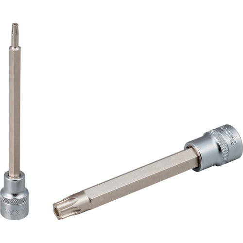 TONE 헥스 로브 소켓 롱 토르크스 소켓(이지 방지 타입) T20 선단 치수 3.84mm 3TX-T20HL 1개