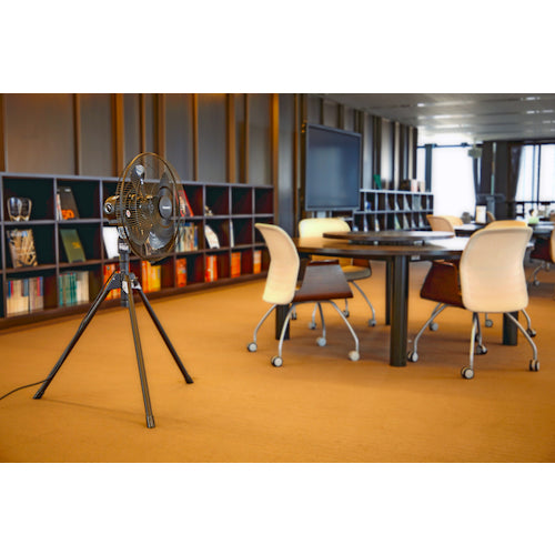 TRUSCO 전폐식 수지 하네 공장 부채 팩토리 팬 스탠드 타입 FAFP-45S 1대