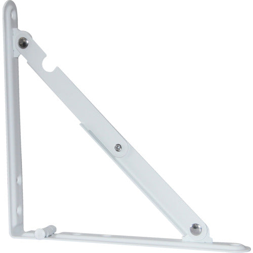 TRUSCO Folding Shelf Bracket 200mm White LTO-200-W 1 Piece