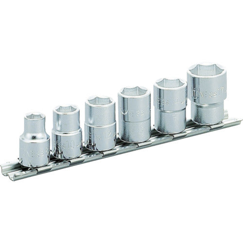 TONE ソケットセット(6角・ホルダー付) 6pcs 差込角9.5mm HS306 1 S