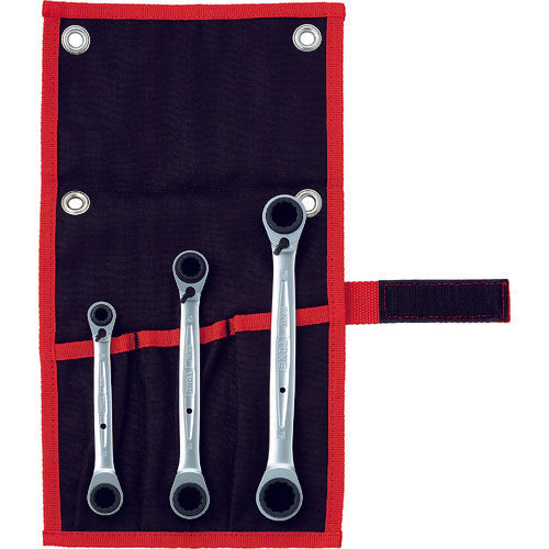 TONE 4-way ratchet wrench set 3pcs RMW300 1S