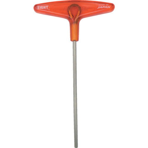 エイト T型 六角棒スパナ 樹脂ハンドル 単品 018-4H 1 本