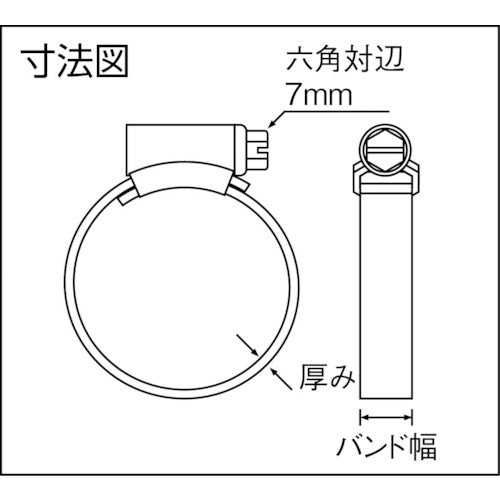 ASOH ORBIT ホースクリップ SS 130〜150 (5個入) 6X-SS 1 箱