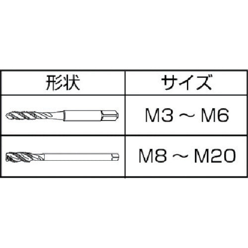 Yamawa Spiral Tap for High Carbon Steel HC+SP P2 M4 x 0.7 HC-SP-M4 1 piece